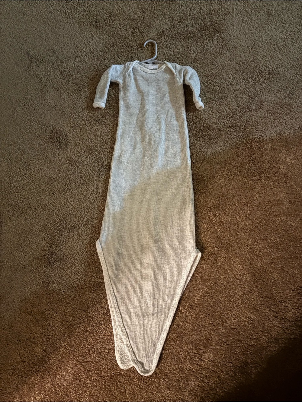 Candy Kirby Designs Boutique Terry 3-6 mo Knotted Gown